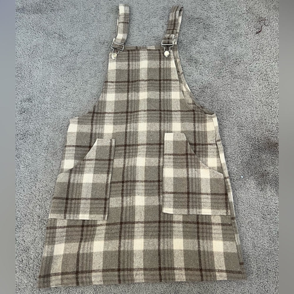 Pink Lily CHANGE IN THE AIR PLAID JUMPER